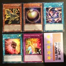 LOTTO 5 CARTE DRAGO ALATO DI RA in italiano YUGIOH rarità MISTE yu-gi-oh! AFFARE