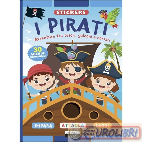 Libro stickers pirati - stickers,
