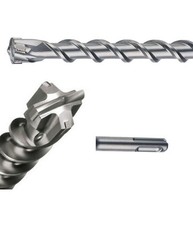 Punta 2 Tagli Per Muro Sds Max/plus Da 600 / 800 / 1000 Mm Per Trapano Martello