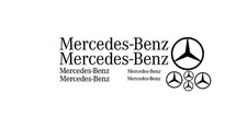 Adesivi Camion -  11 adesivi Mercedes-Benz - stickers Mercedes-Benz