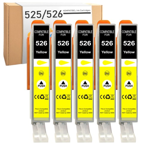 Yellow per canon cli 526 - 5x, cli-526