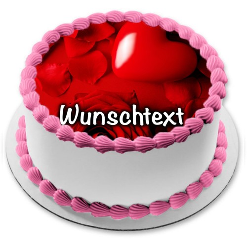 Topper torta cuore festa
