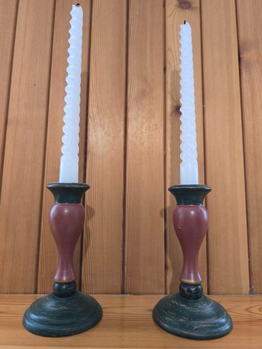 Coppia candelieri legno - coppia,
