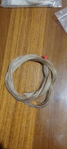 Crine per violino bianco - crine,
