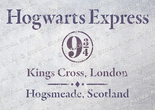Hogwarts express stencil - hogwarts, 3