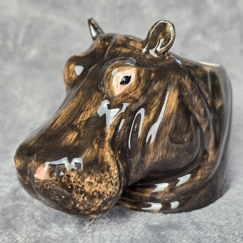 Quail ceramics hippo - quail,