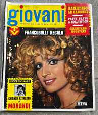 1970 QUI GIOVANI FRANCOBOLLI SANREMO MINA MORANDI BOBBY SOLO PATTY PRAVO BENNATO
