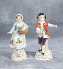 Antica coppia di amanti dame e