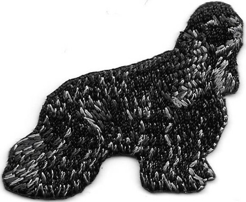 Patch ricamo cane cocker - cane,