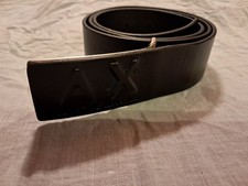 Cintura uomo " Armani Exchange "  Tg M  Col Nero Originale Made in Italy