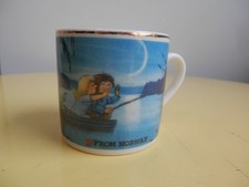 vecchia TAZZA souvenir NORVEGIA decorativa "from norway" in ceramica ricordo di