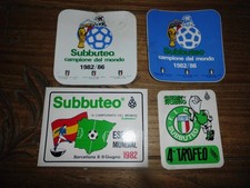 SUBBUTEO TROFEO 1981 CAMPIONATI DEL MONDO SPAGNA 1982 LOTTO ADESIVI