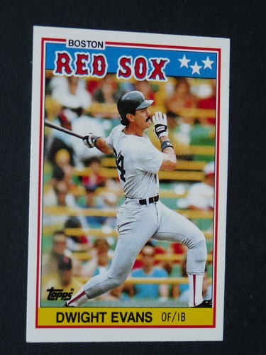 Baseball card topps mini - card,