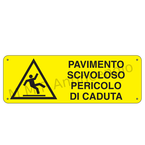 Cartello segnaletico pavimento - cartello,