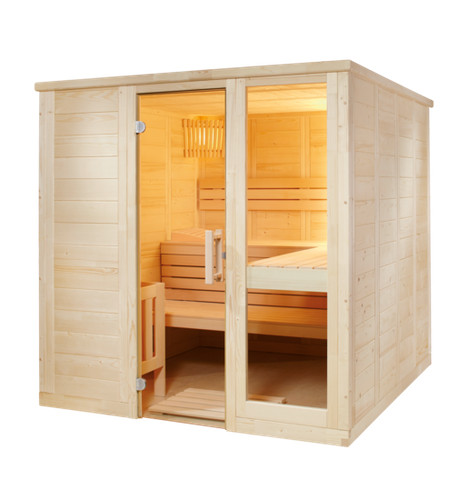 Cabina sauna massiccio abete - cabina,