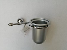 PORTABICCHIERE CROMO SATINATO