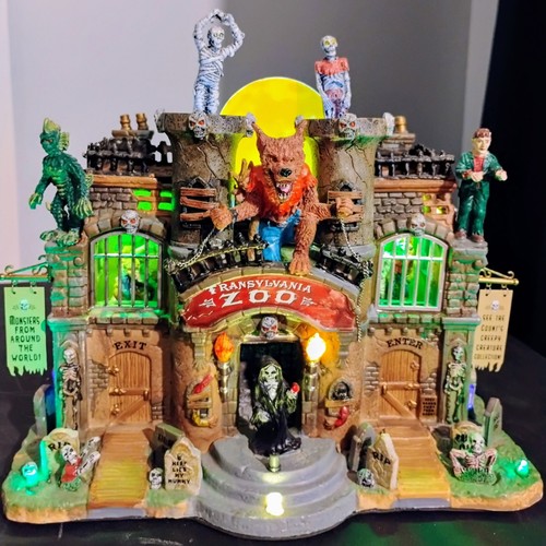 Zoo lemax spooky town - zoo,