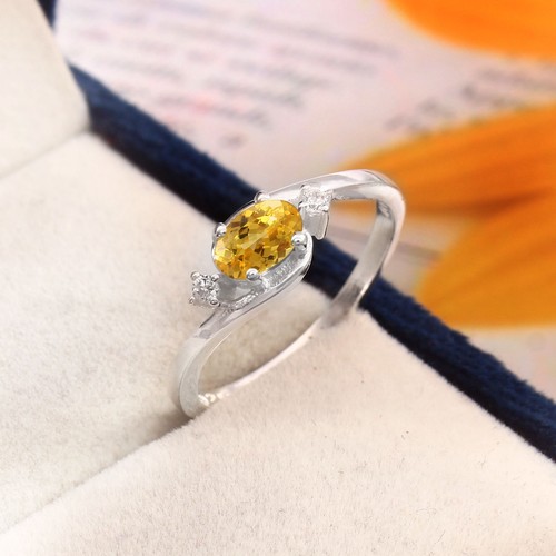Anello zaffiro giallo - anello, in