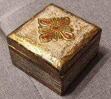 ANTIQUE HAND PAINTED WOODEN