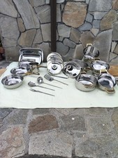 batteria di pentole acciaio inox e Oro