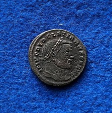 Diocleziano Augusto Follis Moneta Bilancia Imperatore Tetrarchia ss-vz #3326