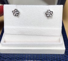 ORECCHINI IN ORO BIANCO 18KT E