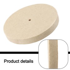 Disco abrasivo tampone lucidatura ruota feltro lana 8 pollici per lucidatrice metalli