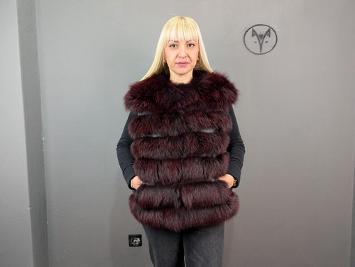 Gilet vera pelliccia di - in,