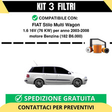 Kit 3 Filtri Tagliando per