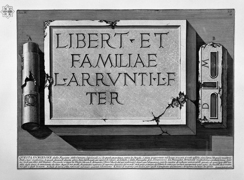 Piranesi antichita romanzi - antichita,