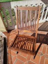 4 Sedie Da Giardino In Tek