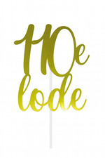 Cake Topper Laurea "110 e