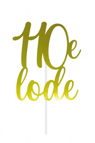 Cake topper laurea 110 - cake,