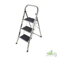 SGABELLO SCALA SCALETTA ALLUMINIO FACAL JOKER 3 GRADINI LARGHI DOMESTICA CASA