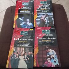 4 VHS " Un Palco All'Opera", I Titoli Nella Descrizione, Fabbri Video Editore.