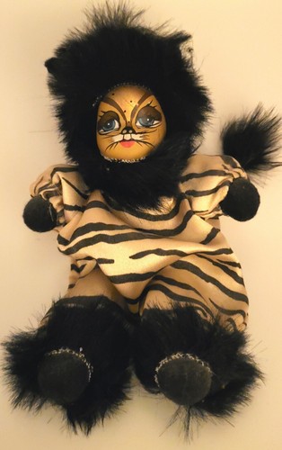 Bambola vintage gatto clown - bambola, gatto-clown