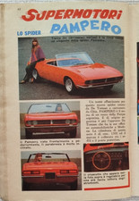 SUPERMAN 1967 FOTO ARTICOLO DE TOMASO GHIA PAMPERO