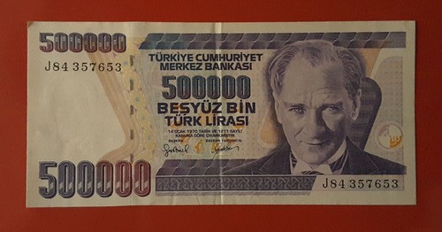 Banconota 500000 lire 1997 - banconota,