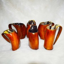 Tazza in corno vichingo fatta