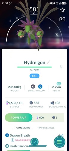 Shiny hydreigon pokémon - shiny,