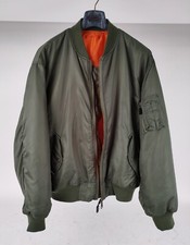 Giubbotto bomber vintage Verde lucido Arancio icona Subculture Skinhead Mod-XXX