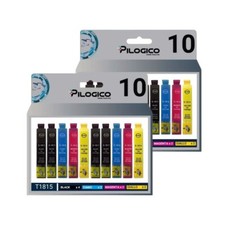 20 CARTUCCE T1815 PER EPSON XP30 XP102 XP202 XP205 XP212 XP215 XP302 XP305 XP315