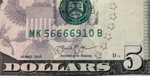 Banconota dollari 2013 - banconota, 5