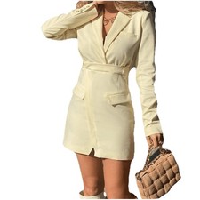 ZARA Blazer Giallo Burro Mini