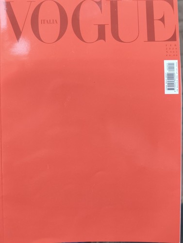 Vogue italia cover rosso - ,