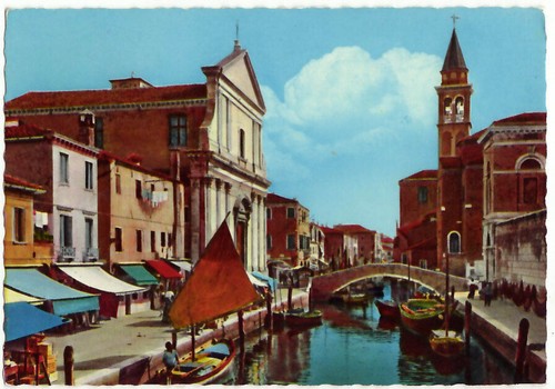 Chioggia venezia canal - -,