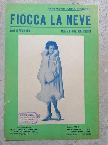 Antico spartito musicale - antico,