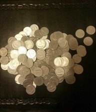 Lotto 132 pz monete 5 lire italia circolate delfino 1951 1952 1953 1954 1955 