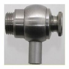 RUBINETTO PER BIDONE FUSTO CONTENITORE OLIO 1/2" ACCIAIO INOX SALVA ANTI GOCCIA