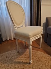 Sedia A Medaglione In Cotone